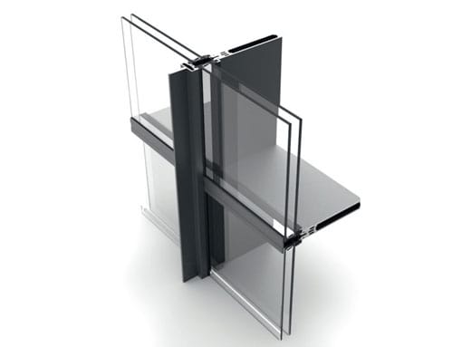 slim curtain wall system in dubai