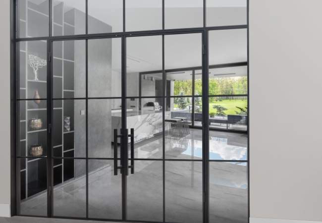 glass sliding doors